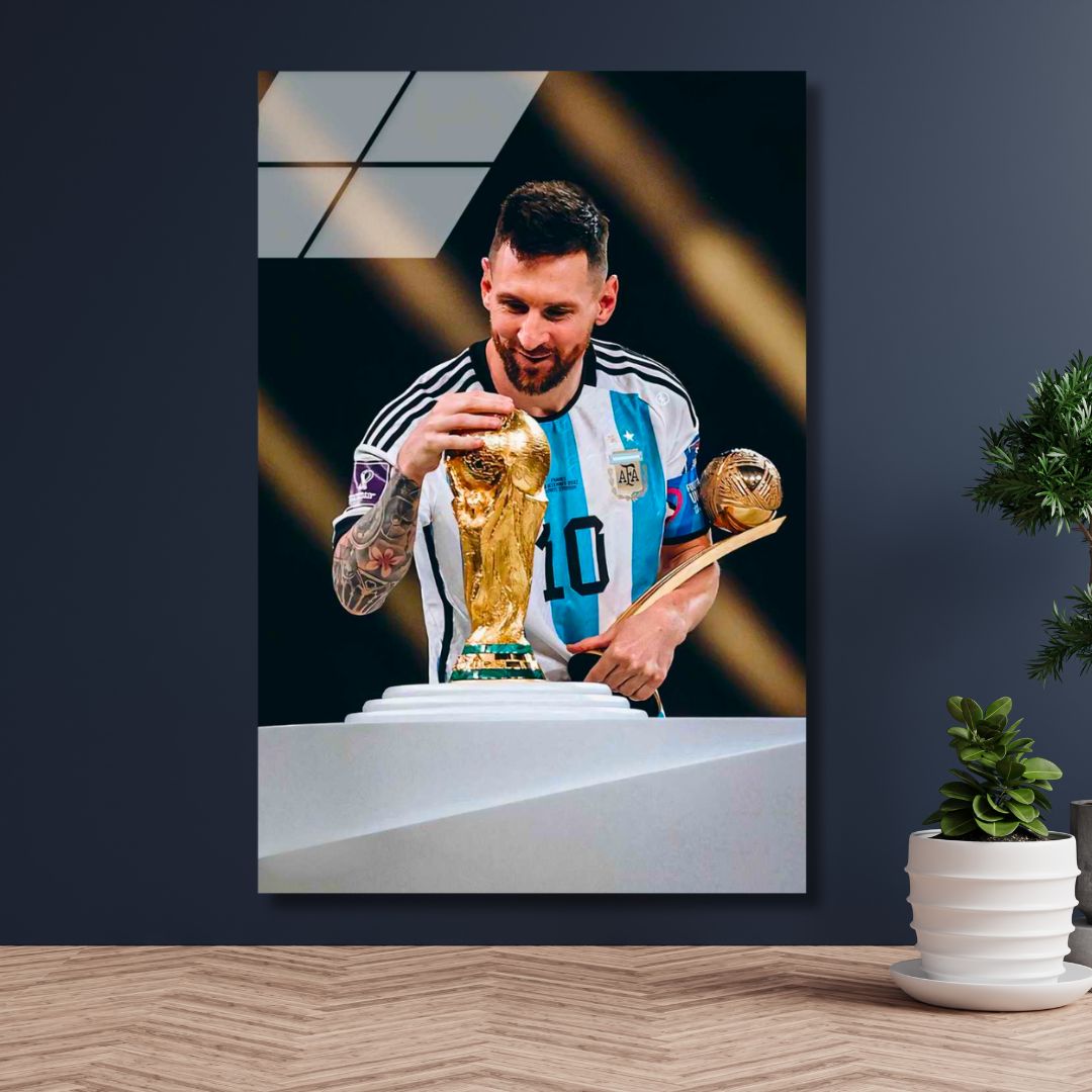 Messi  FIFA World Cup Trophy  Sports